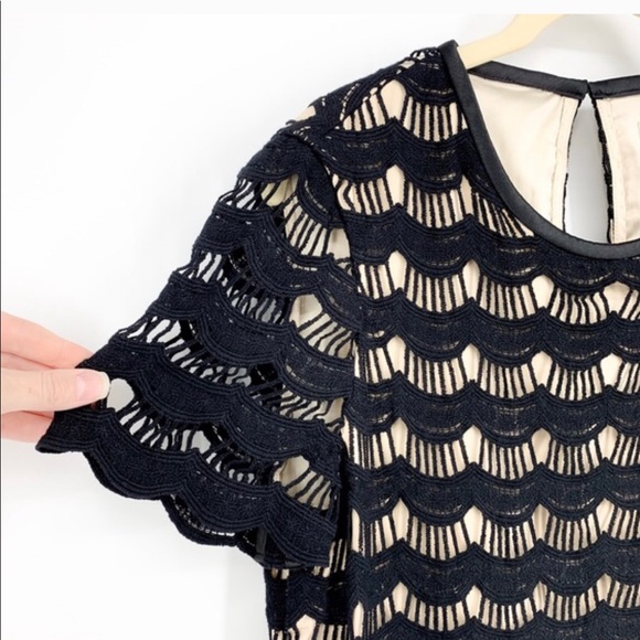 KATE SPADE Virginia Gold & Black Lace Dress - Picture 5 of 10